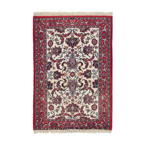 Bild von Persischer Isfahan Seidenkette Teppich – Kunsthandwerk für Ihr Zuhause