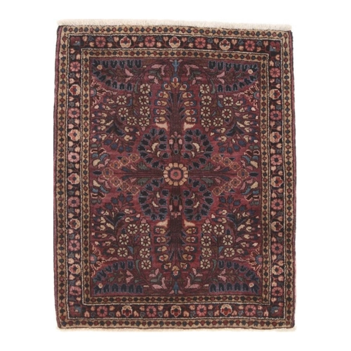 Bild von Nain Trading Orientteppich Sarough 61x74 – Handgeknüpfter Perserteppich