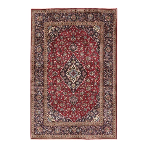 Bild von Nain Trading Orientteppich Keshan 204x305 – Handgeknüpfter Perserteppich