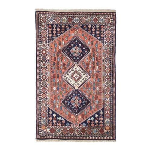 Bild von Nain Trading Orientteppich Yalameh 99x161 - Handgeknüpfter Qualitätsteppich