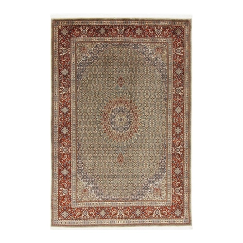Bild von Nain Trading Orientteppich Moud Sherkat 198x293 – Handgeknüpfter Perserteppich