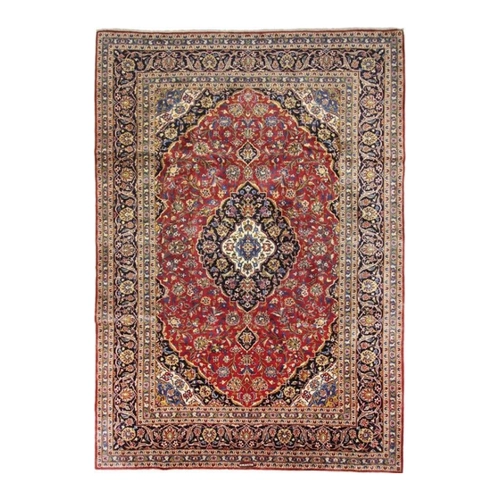 Bild von Nain Trading Orientteppich Keshan 251x351 Handgeknüpfter Orientteppich