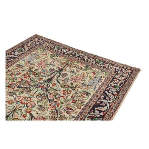 Bild von Nain Trading Orientteppich Ghom 141x201 Handgeknüpfter Orientteppich