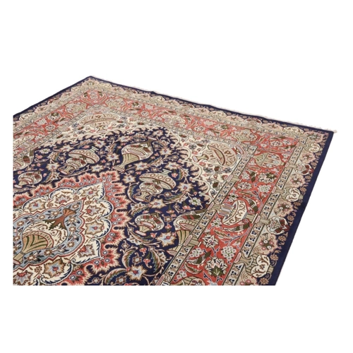 Bild von Nain Trading Orientteppich Kaschmar 197x306 Handgeknüpfter Orientteppich / Perserteppich