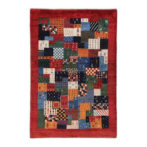 Bild von Nain Trading Orientteppich Perser Gabbeh Loribaft 103x151