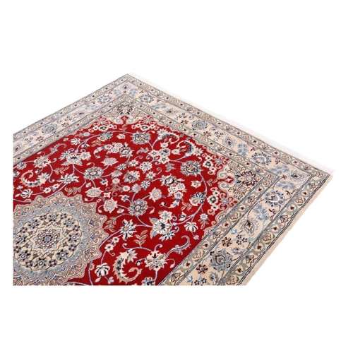 Bild von Nain Trading Orientteppich Nain 9La 140x208 Handgeknüpfter Orientteppich