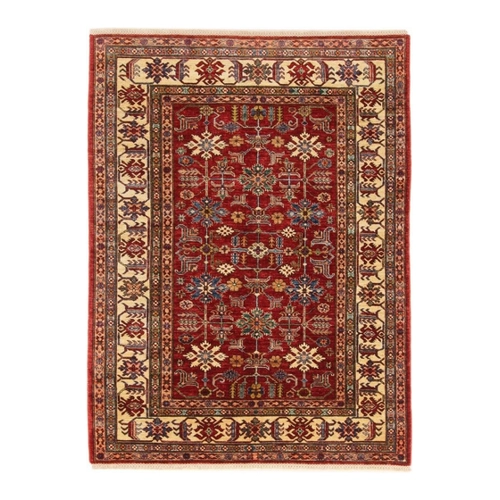 Bild von Nain Trading Orientteppich Super Kazak 145x191 - Handgeknüpfter Teppich
