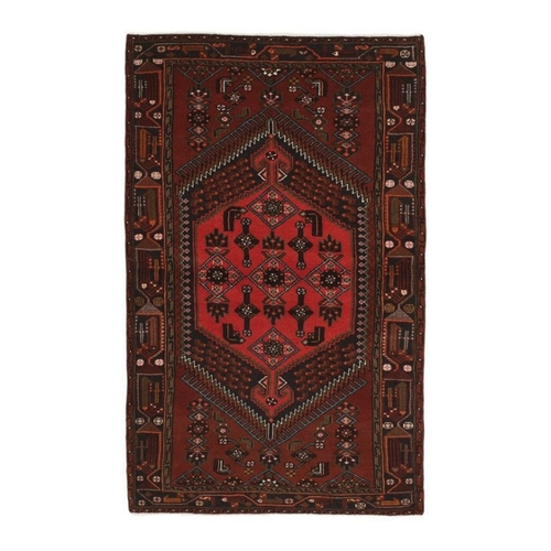 Bild von Nain Trading Orientteppich Khamseh 125x208 Handgeknüpfter Orientteppich