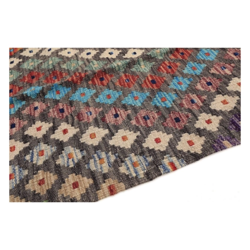Bild von Nain Trading Designteppich Kelim Afghan Heritage 112x194 Handgewebter Moderner Orientteppich