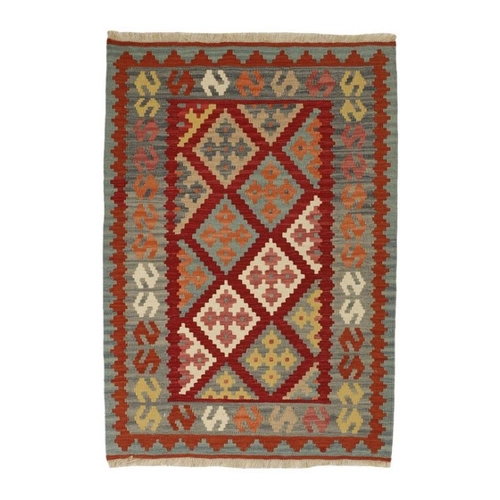 Bild von Nain Trading Orientteppich Kelim Fars 105x147 - Handgewebter Orientteppich