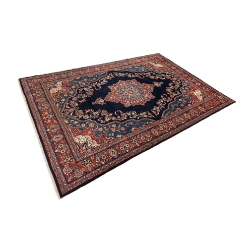 Bild von Nain Trading Orientteppich Hamadan 214x304 Handgeknüpfter Orientteppich / Perserteppich