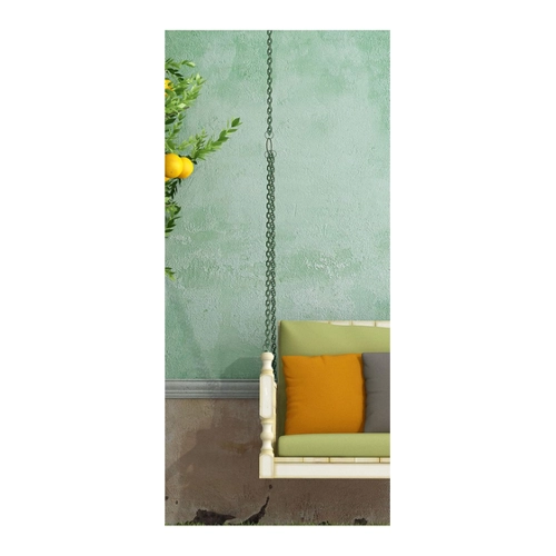 Bild von wandmotiv24 Türtapete Schaukel neben Apfelsinenbaum M0418 - Selbstklebende Strukturtapete 70 x 200cm