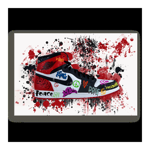 Bild von Leinwandbild - JORDAN - LOVE AND PEACE - LIMITIERTE EDITION