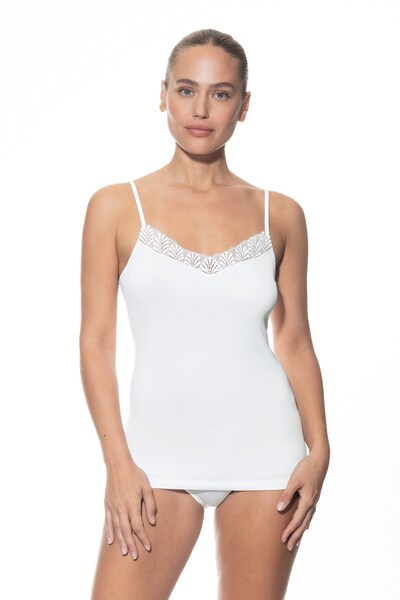 Bild von mey Emotion Elegance Unterhemd, Spaghettiträger, für Damen, weiß, 40