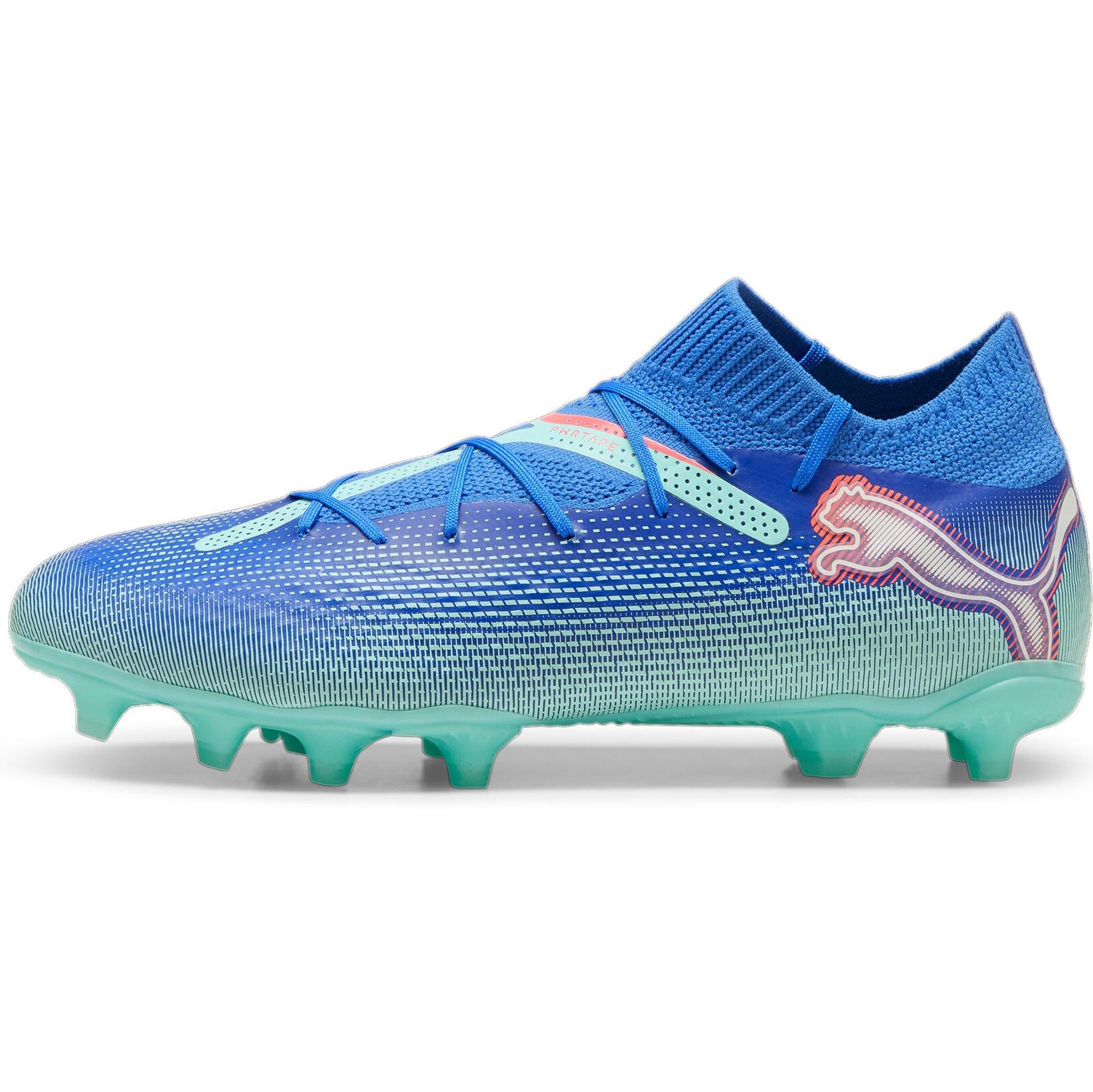Bild von PUMA Unisex Future 7 PRO FG/AG Soccer Shoe, Bluemazing White-Electric Peppermint, 44 EU