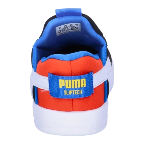 Bild von PUMA Courtflex v3 Sliptech Sneaker Kinder - PUMA black/PUMA white/redmazing