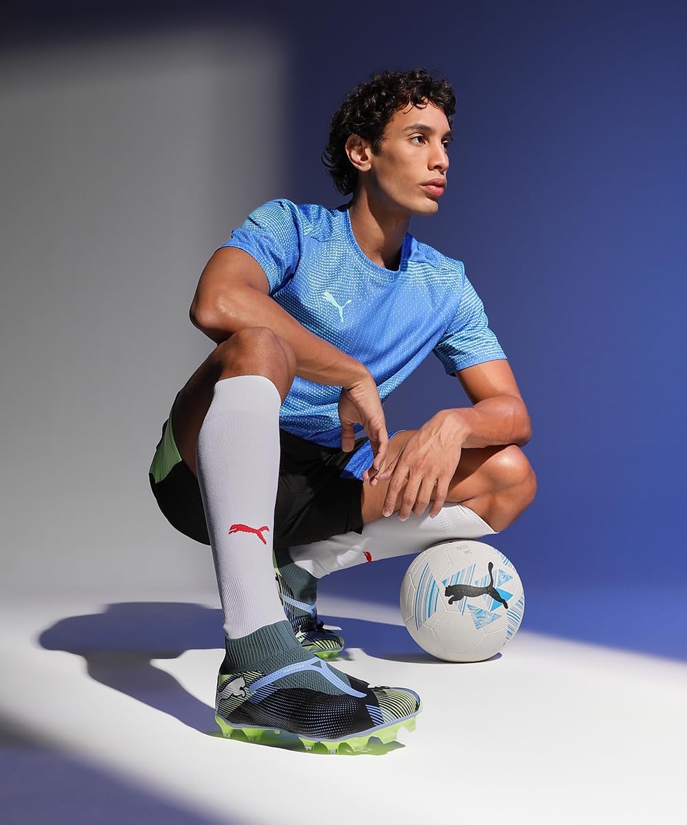 Bild von PUMA Future 7 Match+ Laceless FG/AG Fußballschuhe 01 - bluemazing/puma white/electric peppermint 42.5
