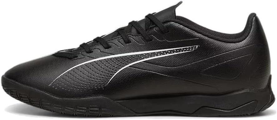 Bild von PUMA Unisex Ultra 5 Play IT Soccer Shoe, Black White, 46.5 EU