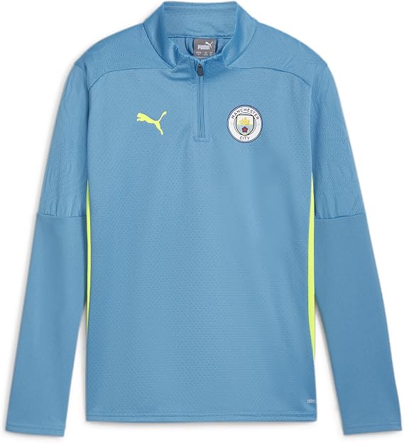 Bild von PUMA Manchester City FC 1/4-Zip Trainings-Top Kinder 11 - magic blue/yellow glow 128
