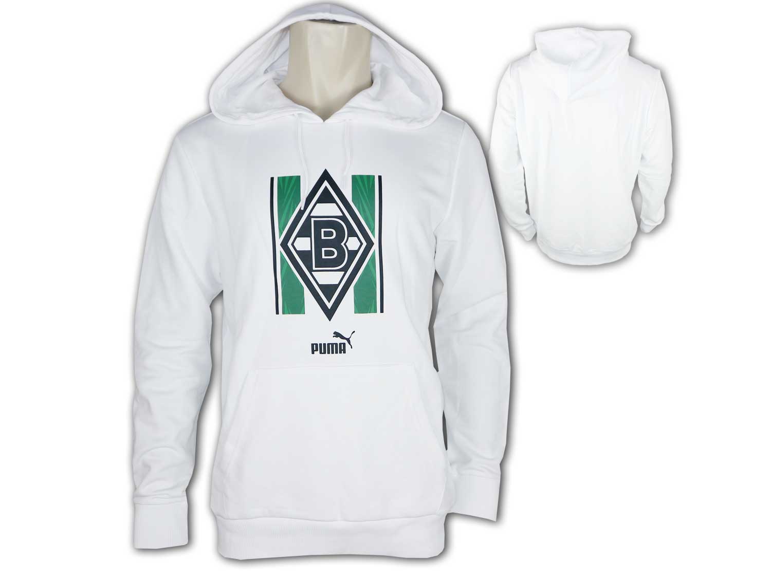 Bild von PUMA Borussia Mönchengladbach ftblCulture Hoodie Herren 06 - PUMA white 3XL