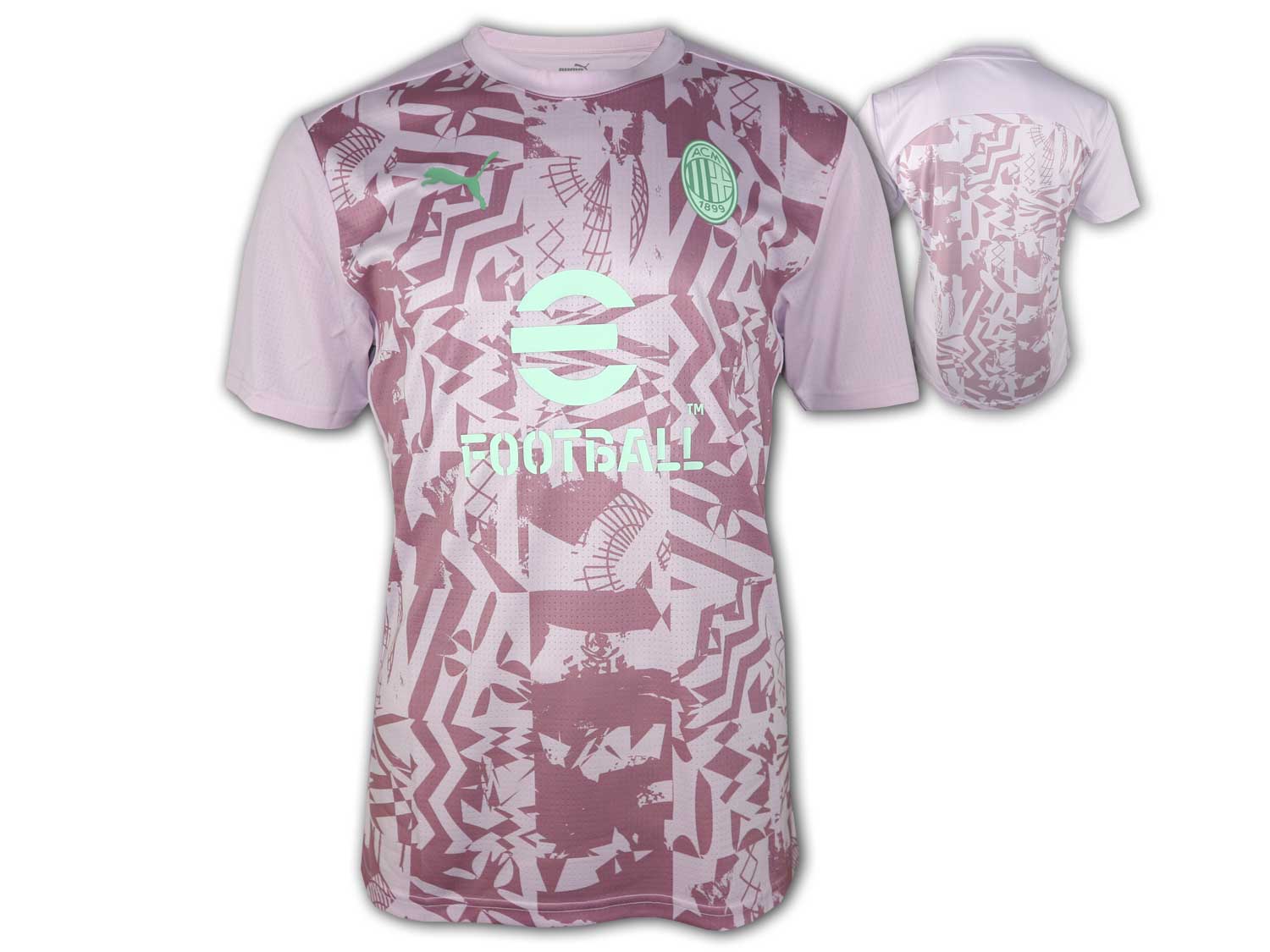 Bild von PUMA AC Mailand Aufwärmtrikot 2024/25 Herren 08 - grape mist XL