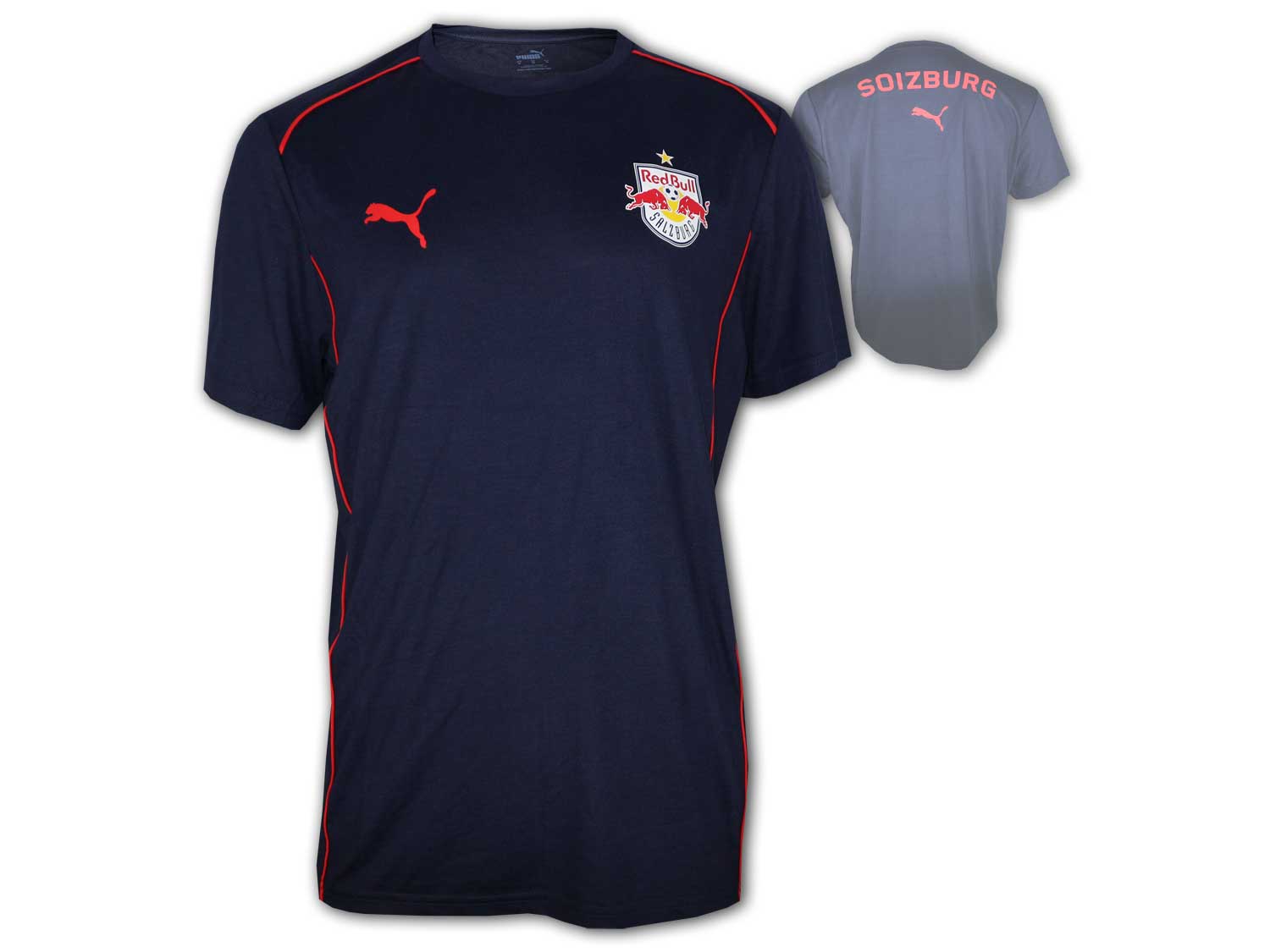Bild von PUMA FC Red Bull Salzburg Casuals T-Shirt Herren 10 - PUMA navy/PUMA red XL