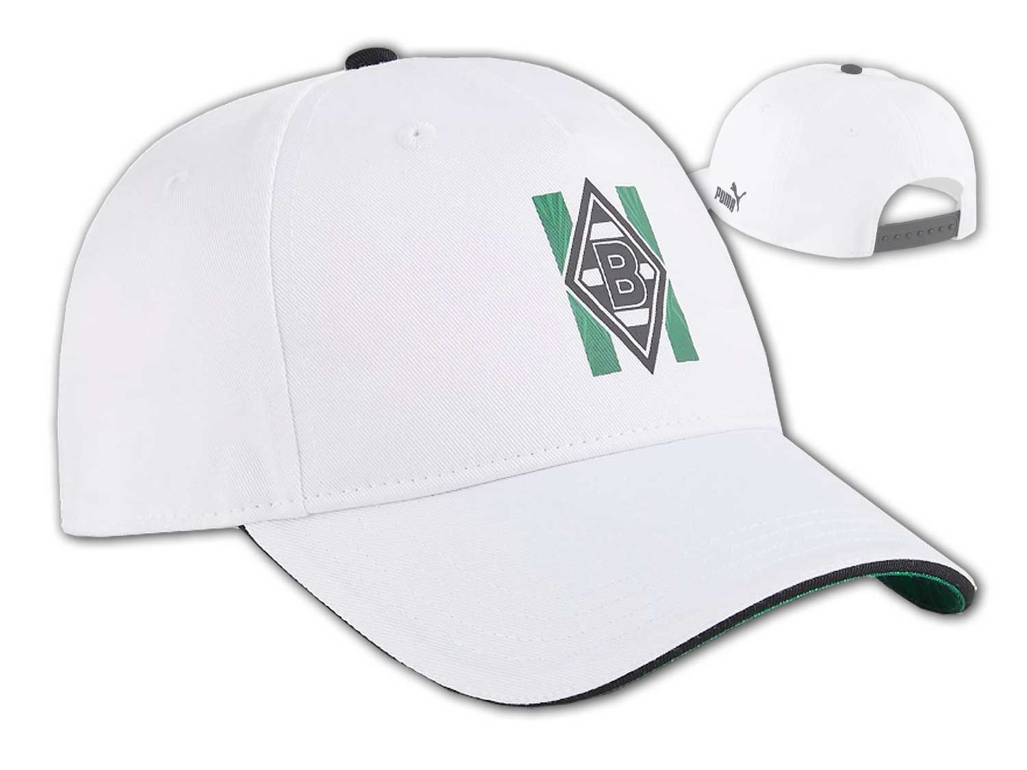 Bild von PUMA Borussia Mönchengladbach Essentials Cap 01 - PUMA white/archive green