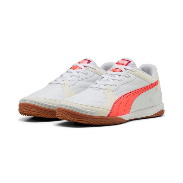 Bild von PUMA Pressing IV IT Fußballschuhe 10 - PUMA white/glowing red/dark crimson/PUMA black 42