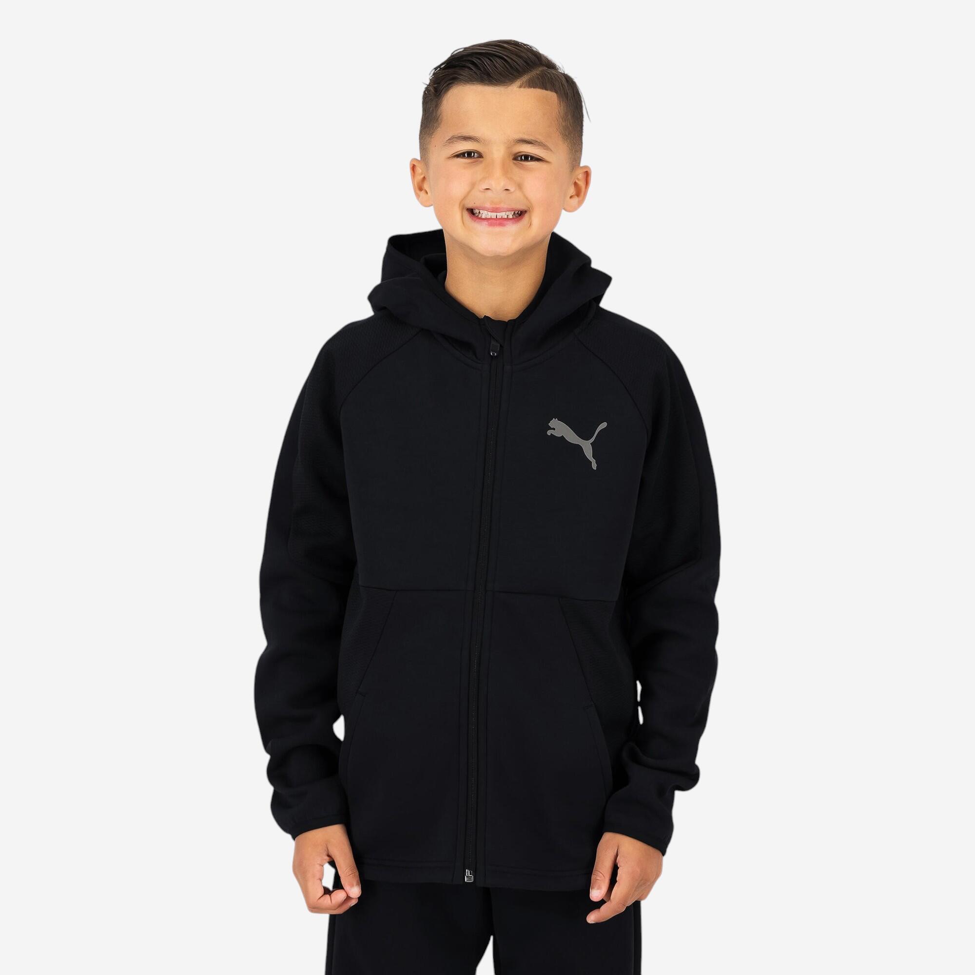 Bild von Puma Kapuzenjacke Kinder - schwarz