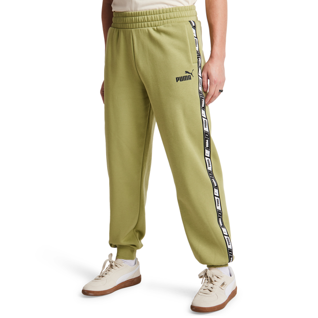 Bild von Puma Essentials+ Tape Herren Hosen - Grün - Größe: XS - Baumwoll-Fleece - Foot Locker