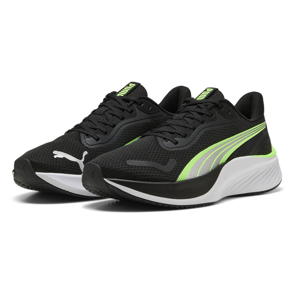 Bild von PUMA Pounce Lite Laufschuhe 12 - PUMA black/green glare 38