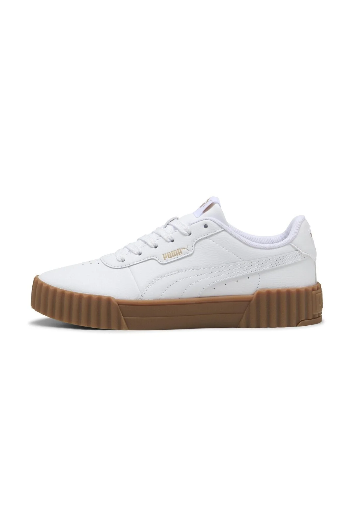 Bild von PUMA Carina 3.0 Leder Sneaker Damen 03 - PUMA white/PUMA black/PUMA gold 42