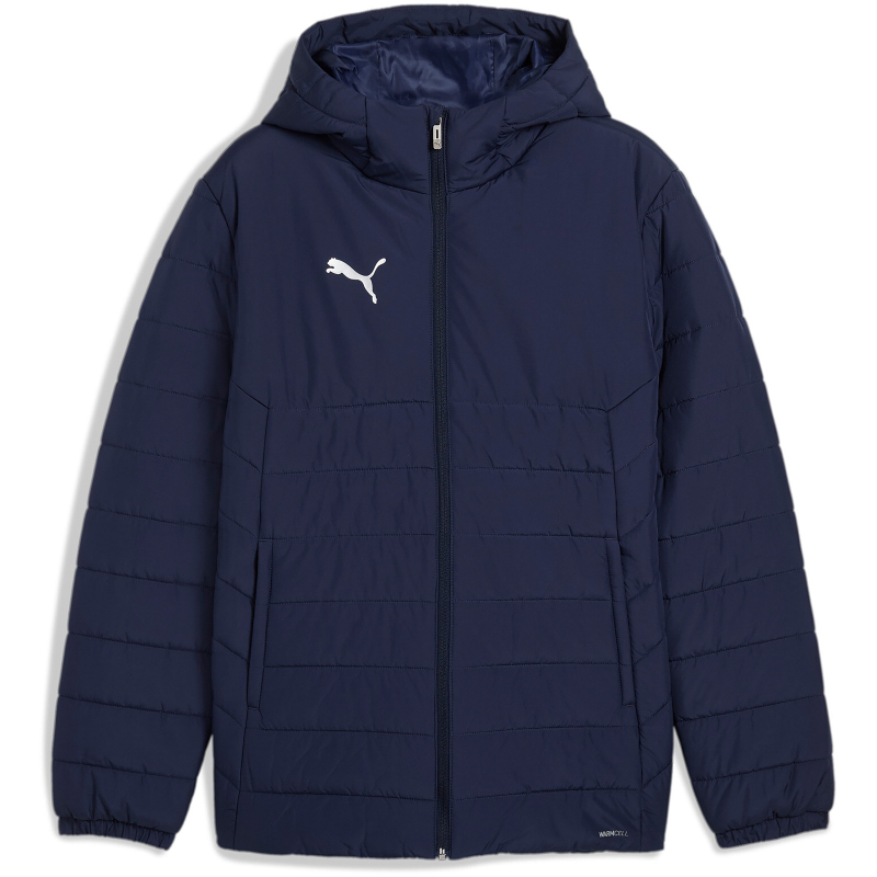 Bild von PUMA teamADDITIONS Steppjacke mit Kapuze Herren 06 - PUMA navy-PUMA silver XXL