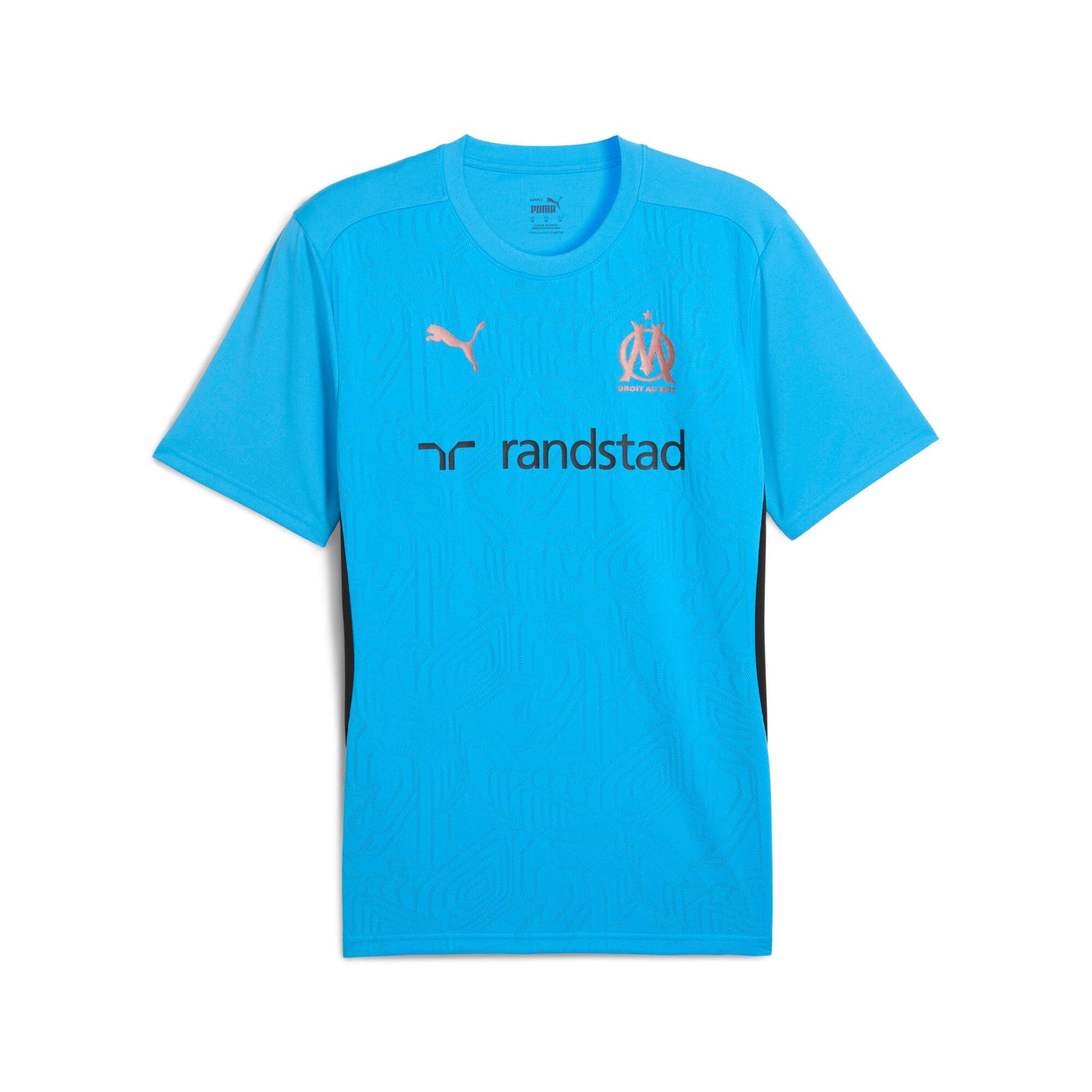 Bild von PUMA Olympique Marseille Trainingsshirt Herren 46 - bleu azur/puma copper M
