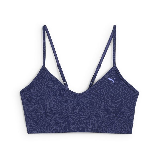 Bild von PUMA Move Cloudspun Print Medium Support Sport-BH Damen 46 - blue crystal XS