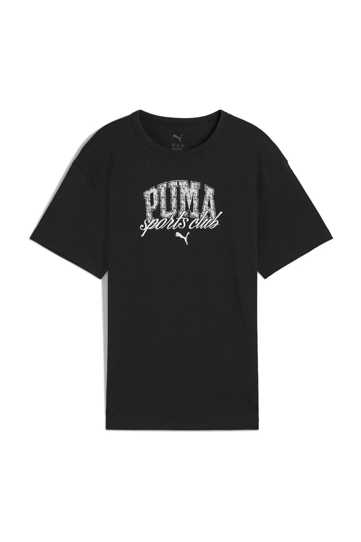 Bild von Puma Bequemer Schnitt – T-shirts Mit Rundhalsausschnitt Und Kurzen Ärmeln, Normale Passform, Bedruckter Aufdruck - 176