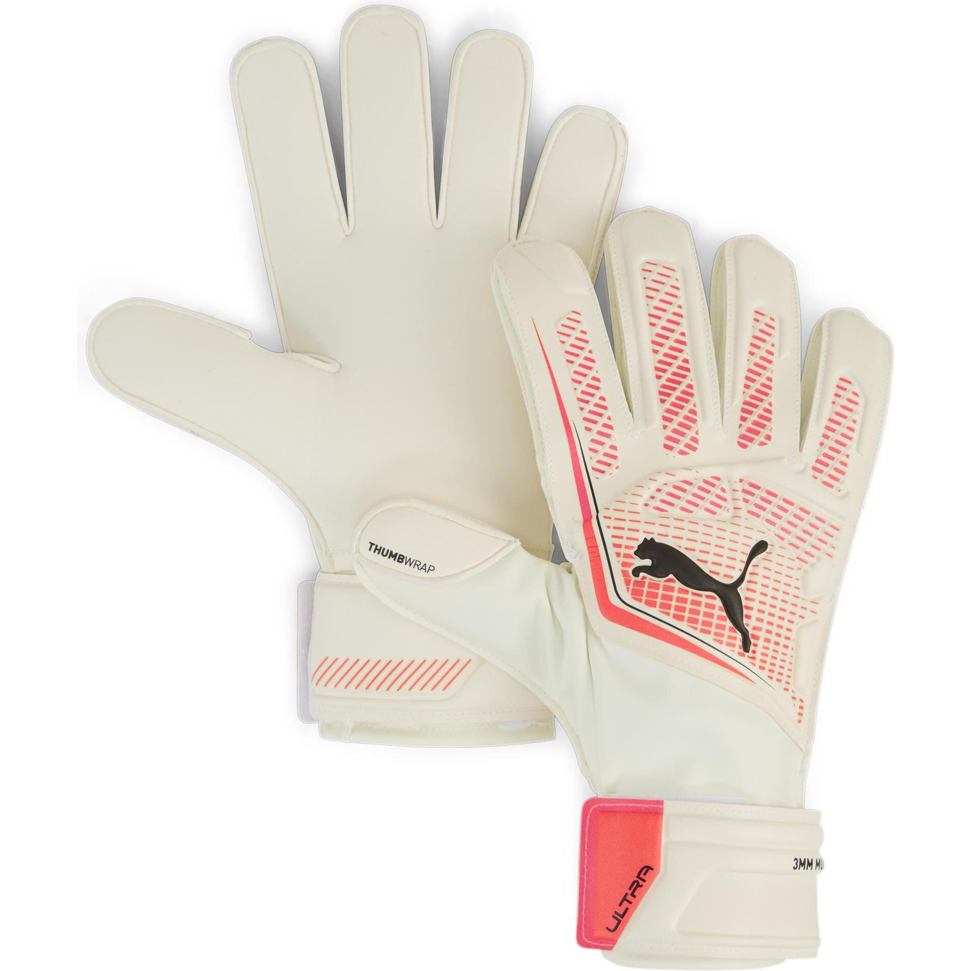 Bild von PUMA Ultra Match Regular Cut Torwarthandschuhe 06 - PUMA white/glowing red/PUMA black 9