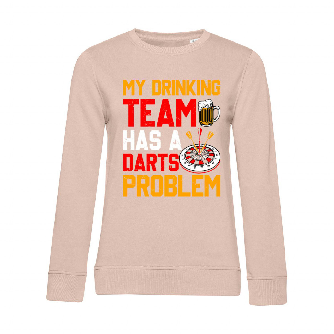 Bild von Nachhaltiges Sweatshirt Damen My Drinking Team has a Darts Problem