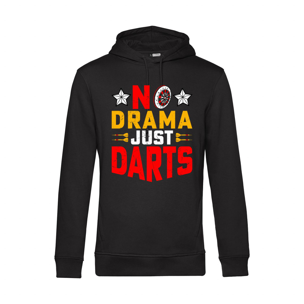Bild von Nachhaltiger Hoodie Herren No Drama Just Darts