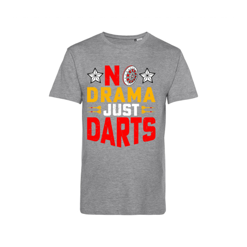 Bild von Herren T-Shirt "No Drama Just Darts" – Ein Must-Have für Dartliebhaber