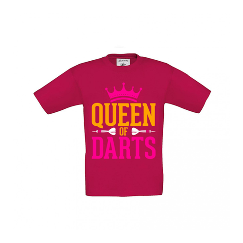 Bild von T-Shirt Kinder Queen of Darts – Ein Must-Have für junge Dart-Fans