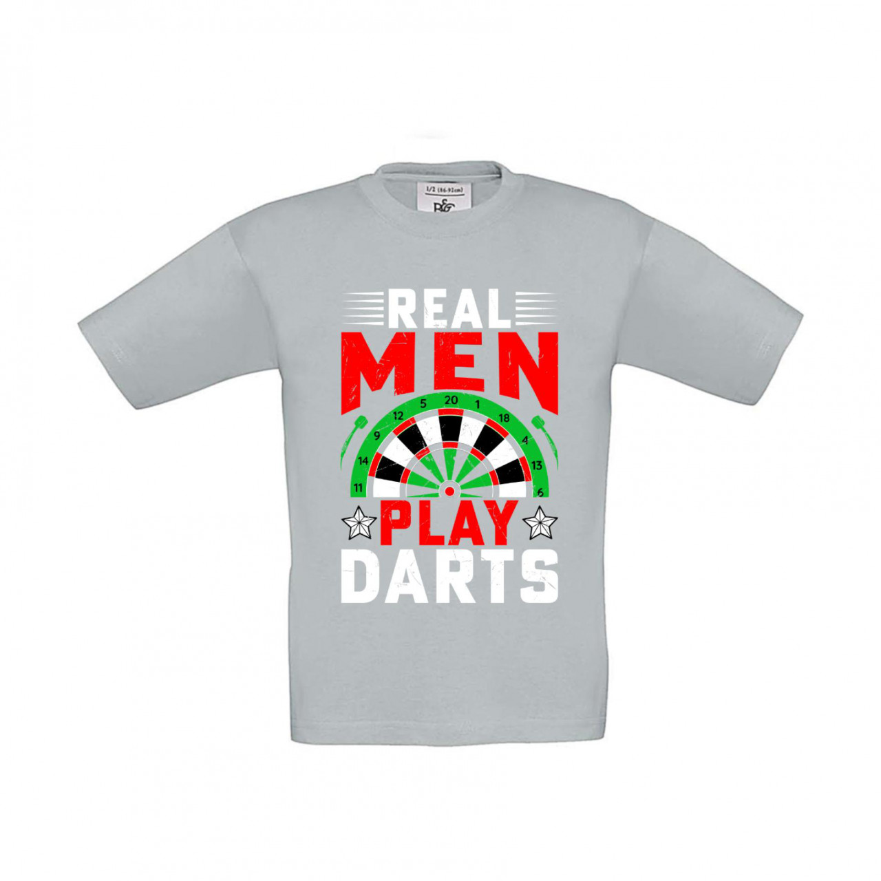 Bild von T-Shirt Kinder Real Men Play Darts