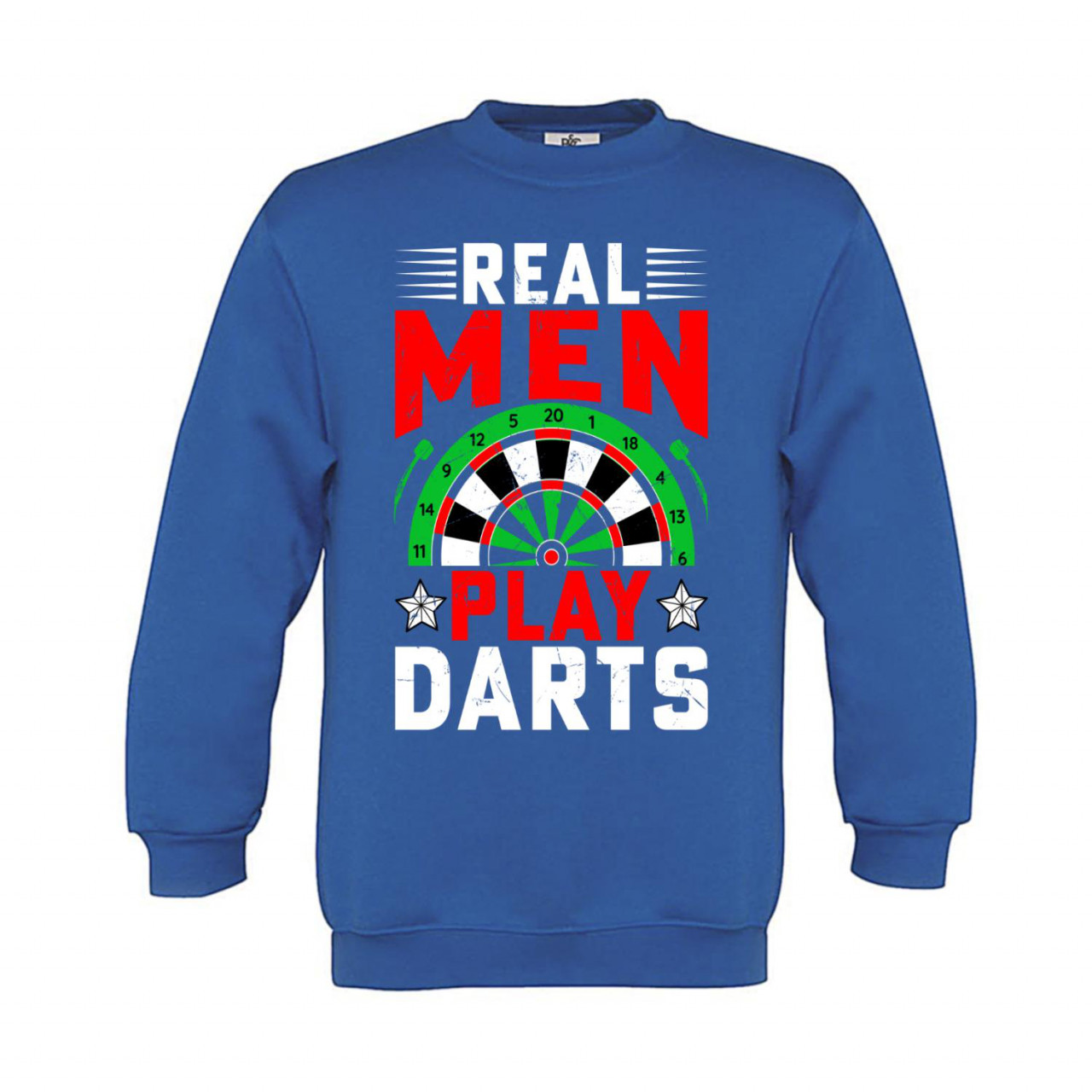 Bild von Sweatshirt Kinder Real Men Play Darts