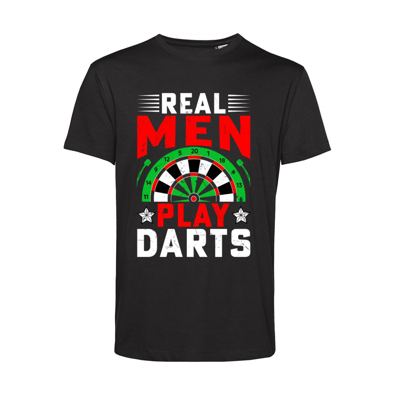 Bild von Nachhaltiges T-Shirt Herren Real Men Play Darts