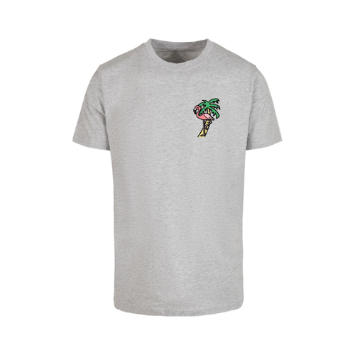 Bild von Mister Tee Flamingo T-shirt für Herren – Grau