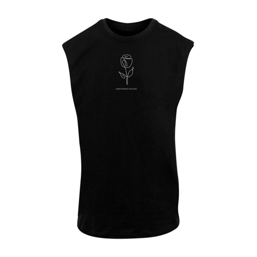 Bild von Merchcode Frühling Ärmelloses T-shirt Mit Tulpenblüte für Herren - M
