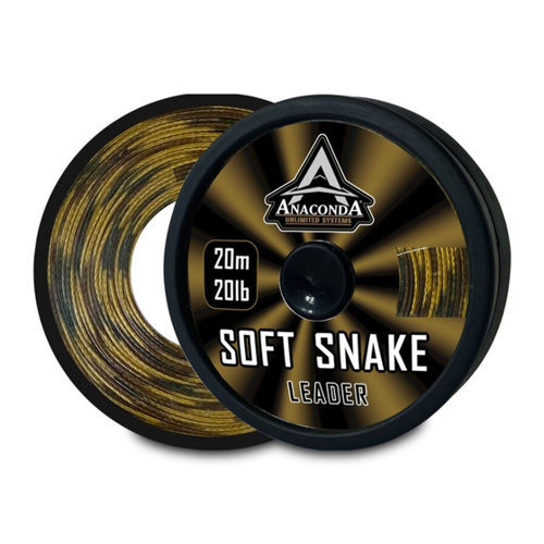 Bild von ANACONDA Soft Snake Leader 13,6kg 20m Tarnfarbe Braun