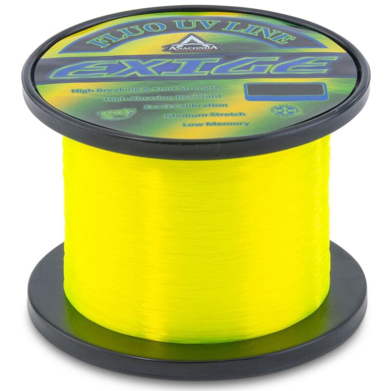 Bild von ANACONDA Exige Fluo UV Carp Line 0,28mm 6,3kg 1200m Yellow (0,02 € pro 1 m)