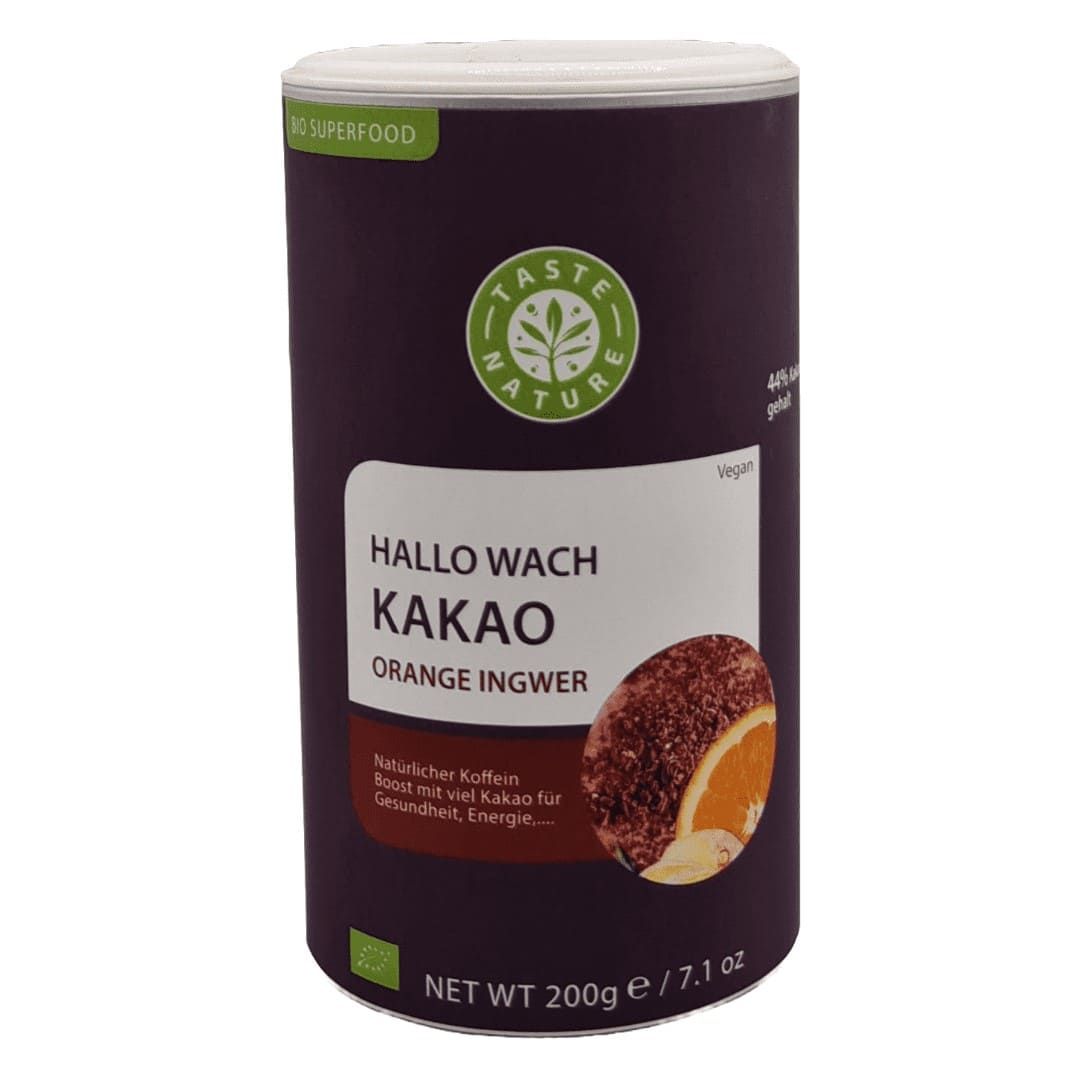 Bild von Taste Nature Bio Hallo Wach! Kakao Orange Ingwer