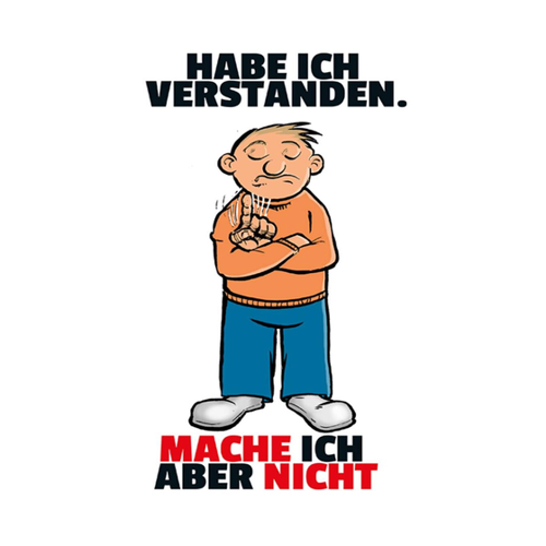 Bild von Holzschild 30x40 cm - Verstanden Mache Ich Aber Nicht